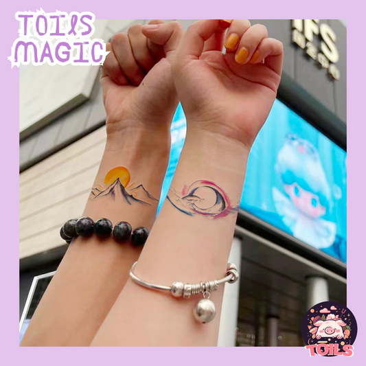 TOILS MAGIC Collection - Nature’s Harmony Tattoo Stickers