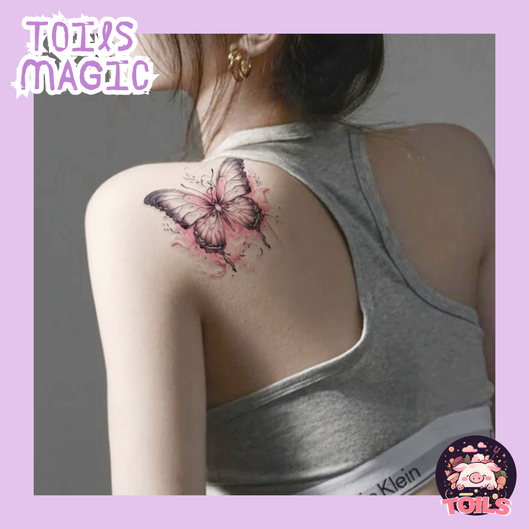 TOILS MAGIC Collection - Butterfly Tattoo Stickers 💖 🦋