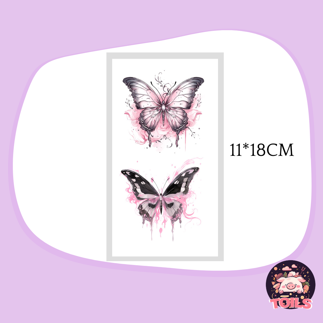 TOILS MAGIC Collection - Butterfly Tattoo Stickers 💖 🦋